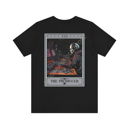 The Producer Tarot Card Shirt BACK PRINT Music Producer Recording Studio