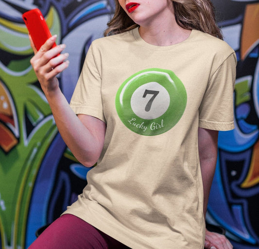 Lucky Girl 7 Green Ball Shirt