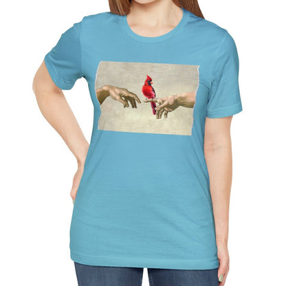 The Creation of Cardinal Bird T-shirt