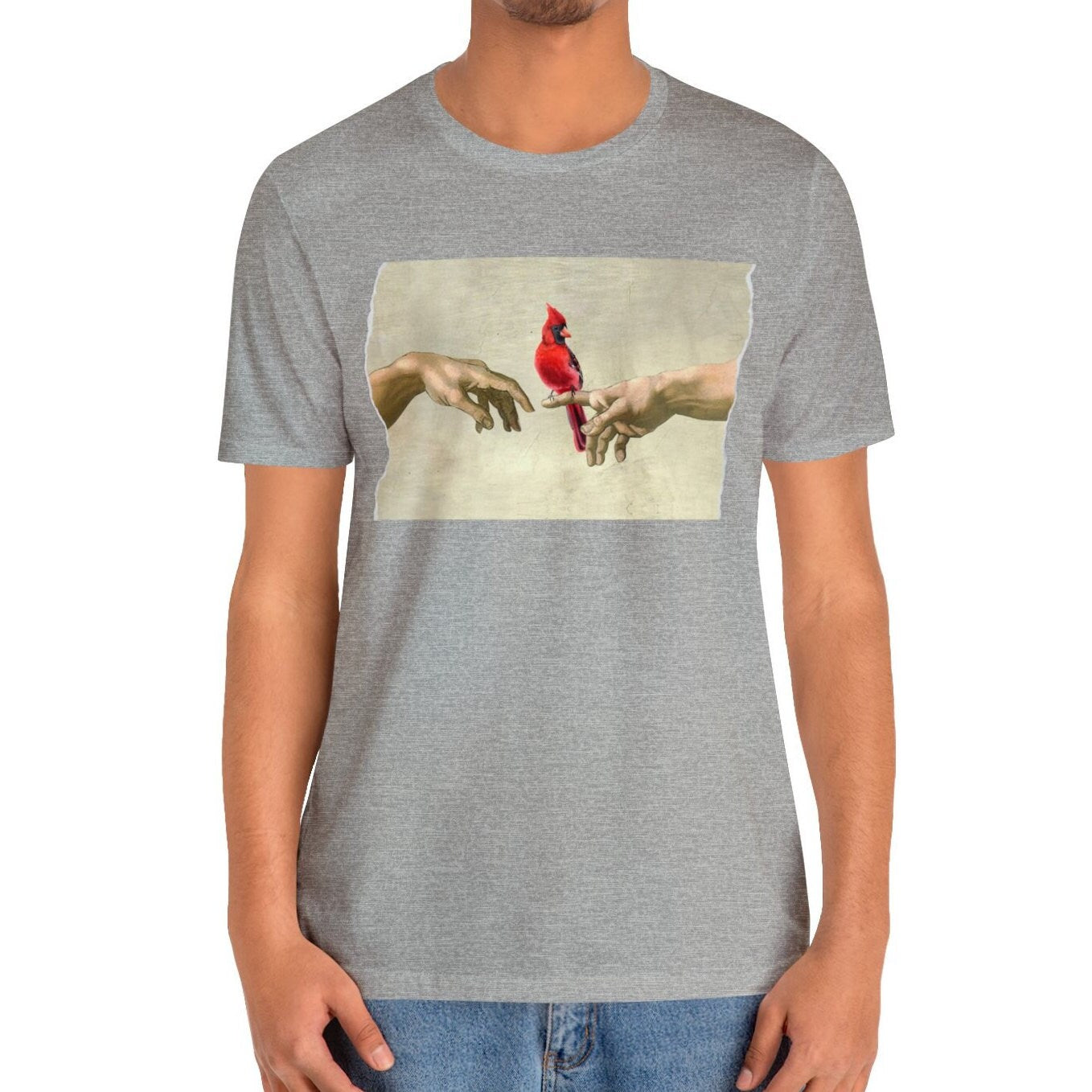 The Creation of Cardinal Bird T-shirt