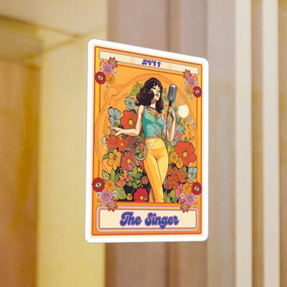 The Singer Tarot Card Sticker, 3" x 4"