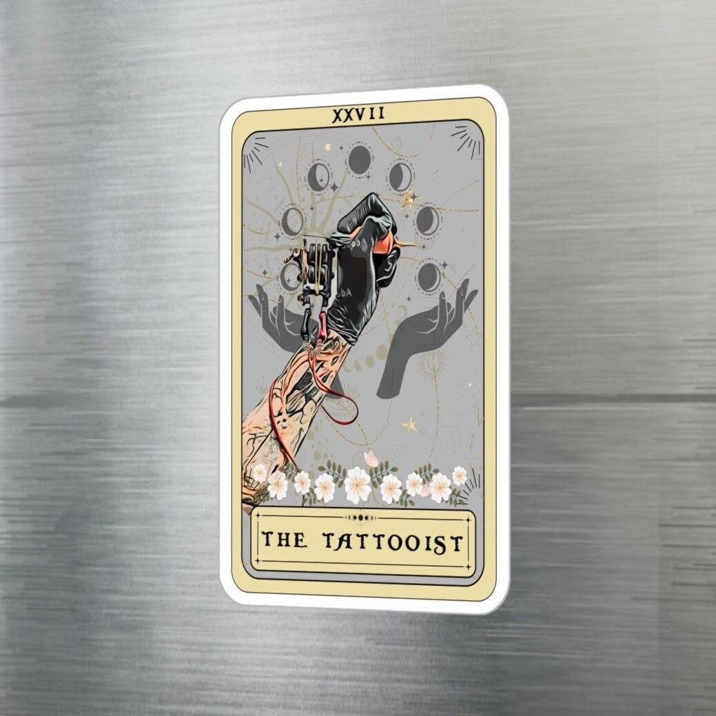 The Tattooist Tarot Card Sticker 3" x 4"