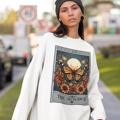 The Monarch Tarot Card Sweatshirt, Butterfly