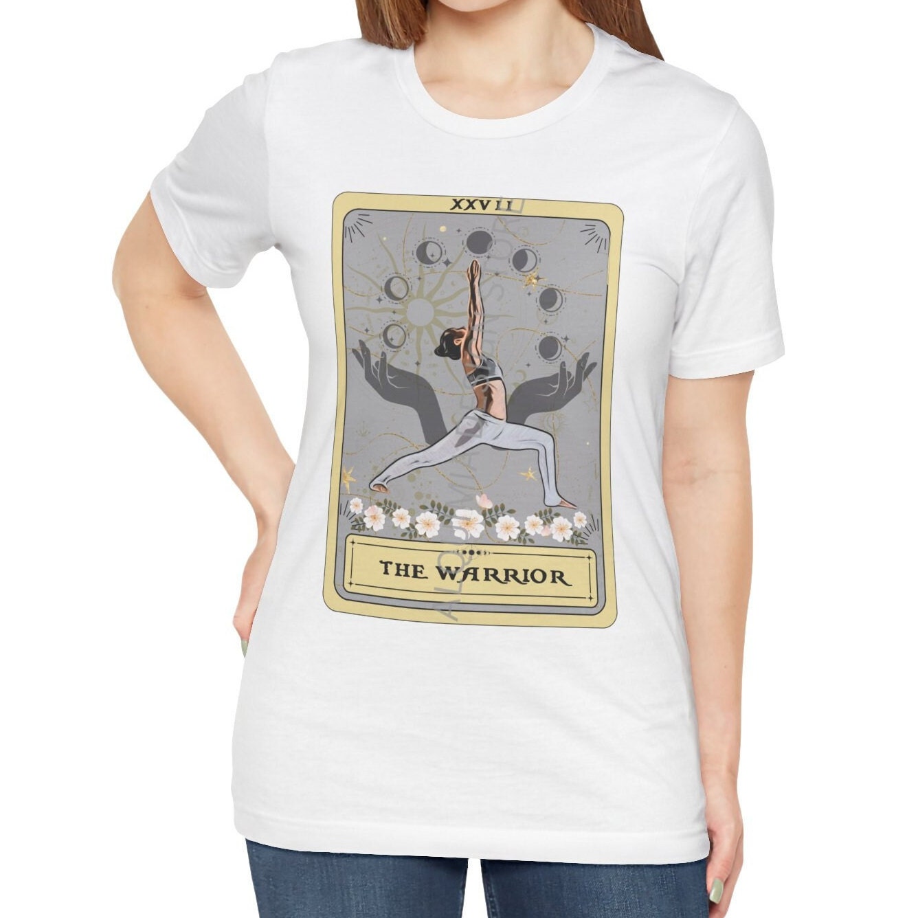 The Warrior Tarot Card Shirt, Yoga Pose