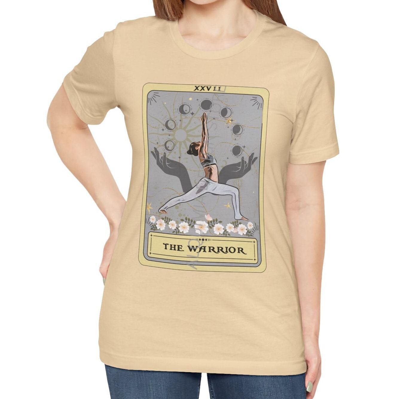 The Warrior Tarot Card Shirt, Yoga Pose