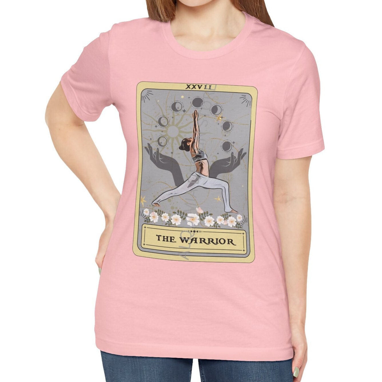 The Warrior Tarot Card Shirt, Yoga Pose