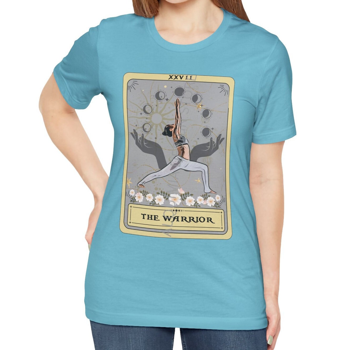 The Warrior Tarot Card Shirt, Yoga Pose