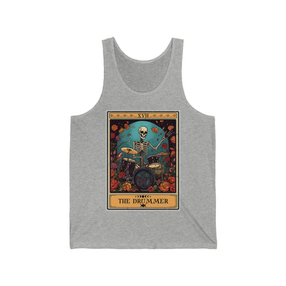 The Drummer Tarot Card Tank Top