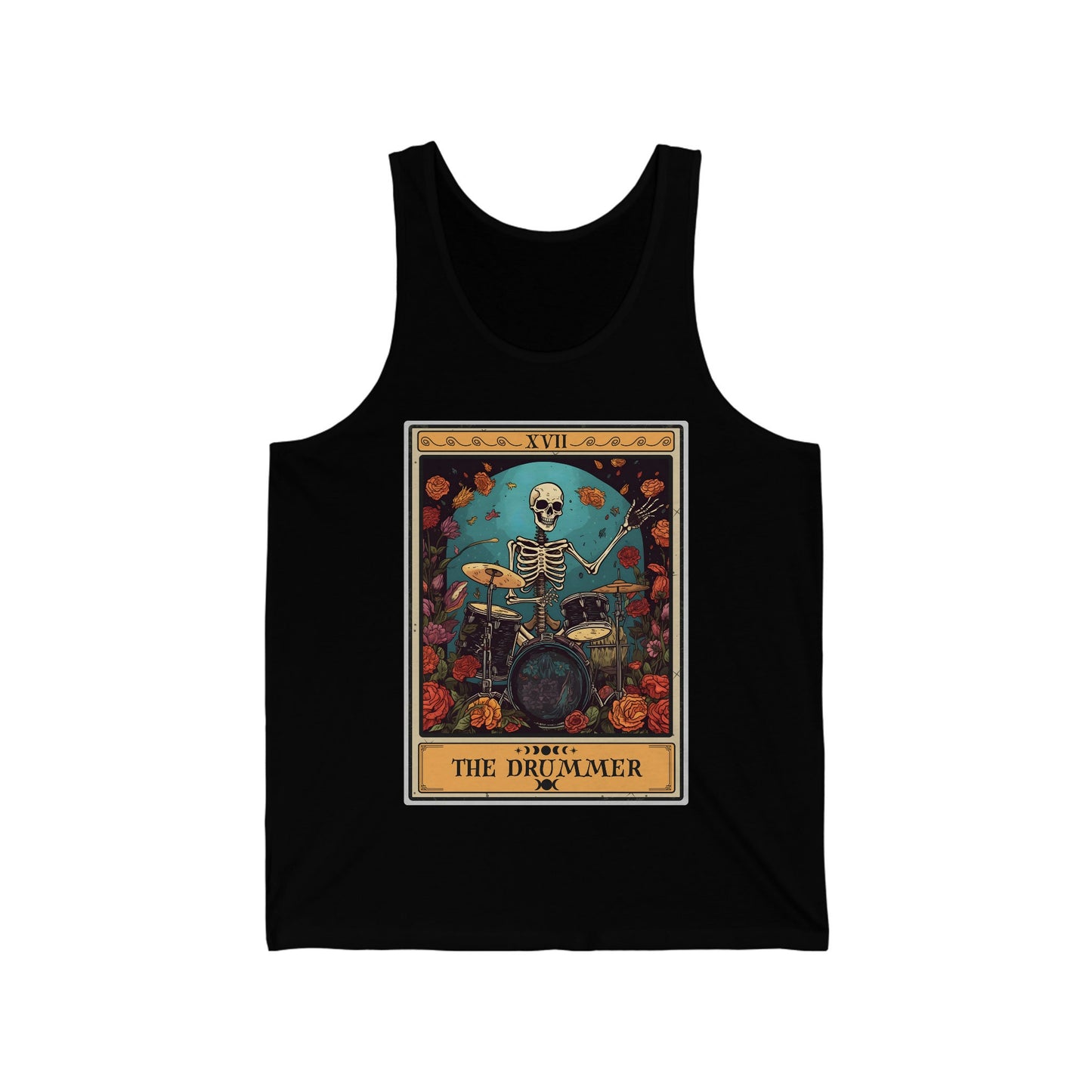 The Drummer Tarot Card Tank Top