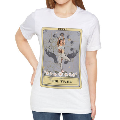 The Tree Tarot Card Shirt, Yoga Pose