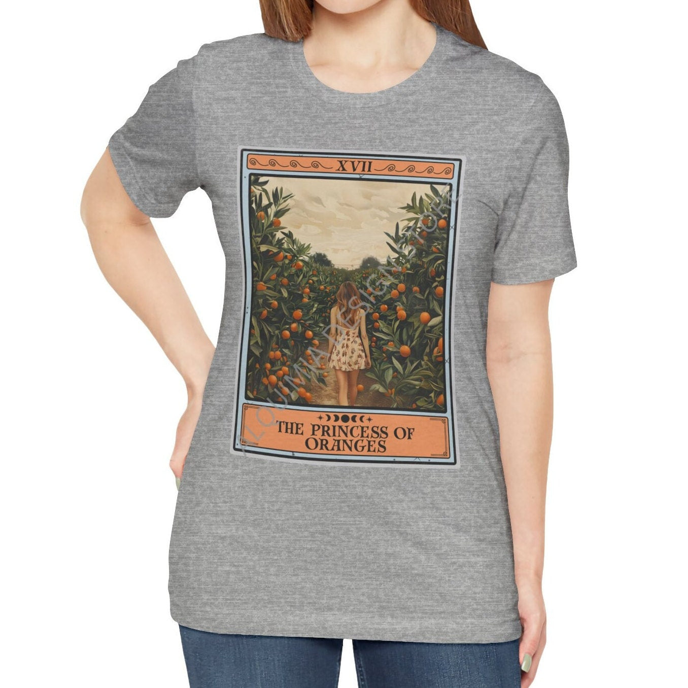 The Princess of Oranges Tarot Card Shirt, Orange Fruit Lover