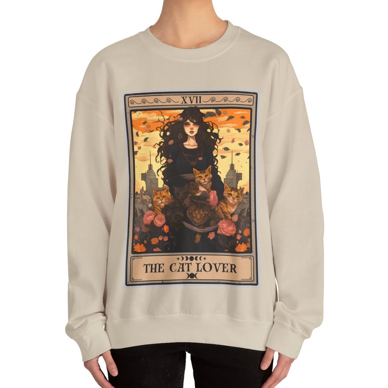 The Cat Lover Tarot Card Sweatshirt