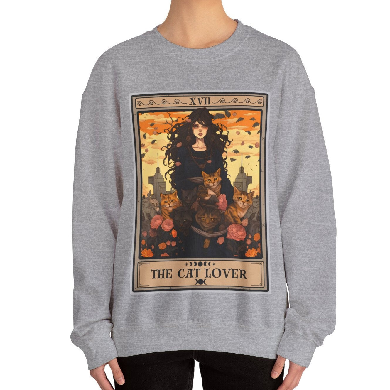 The Cat Lover Tarot Card Sweatshirt