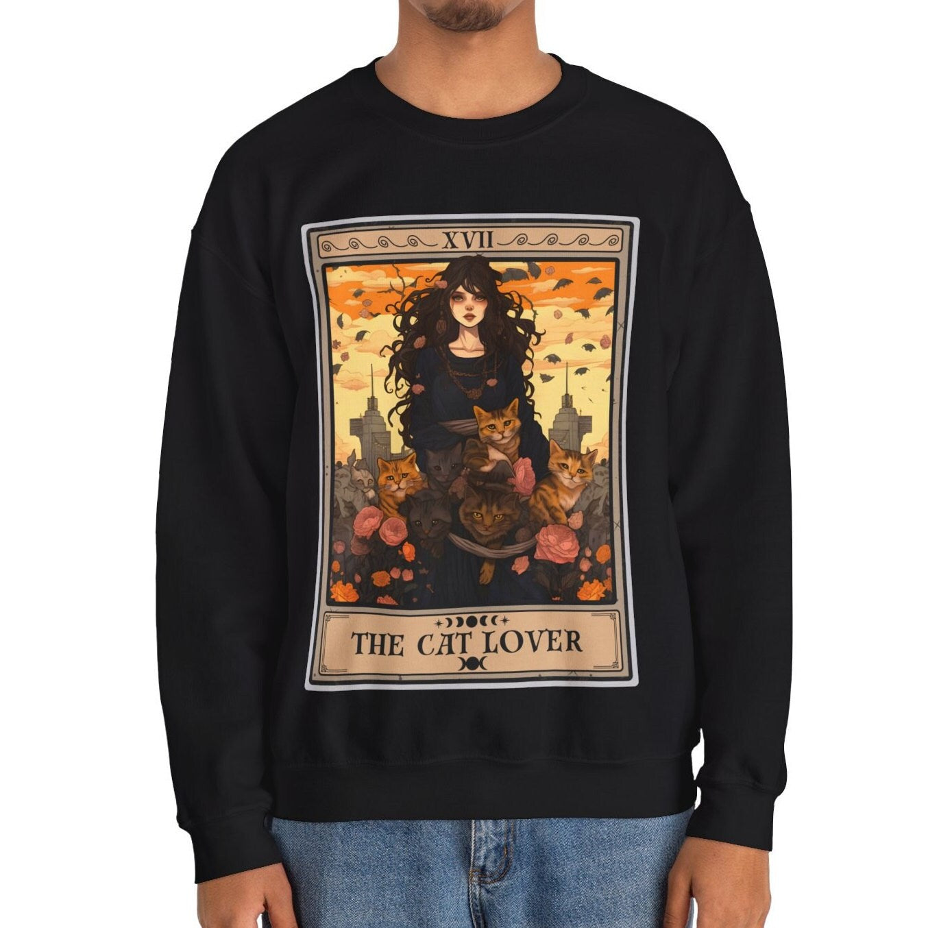 The Cat Lover Tarot Card Sweatshirt