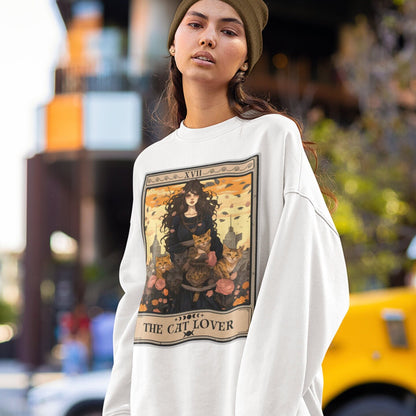 The Cat Lover Tarot Card Sweatshirt