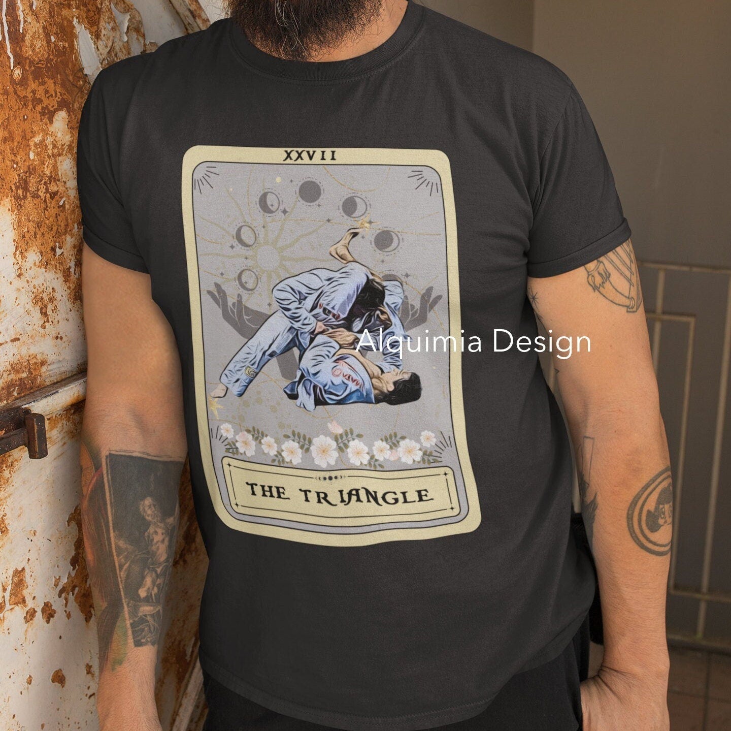 Jiu Jitsu The Triangle Tarot Card Shirt