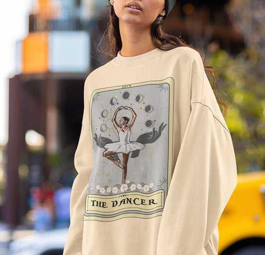 The Dancer Tarot Card Sweatshirt, Dancing