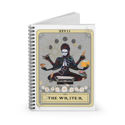 The Writer Tarot Card Journal, Writing Goddess  6" x 8" Author Notebook