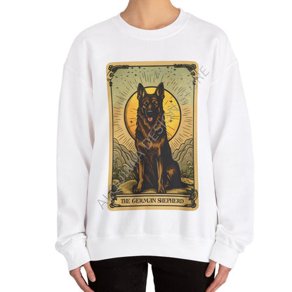 The German Shepherd Dog Tarot Card Sweatshirt