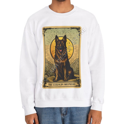 The German Shepherd Dog Tarot Card Sweatshirt