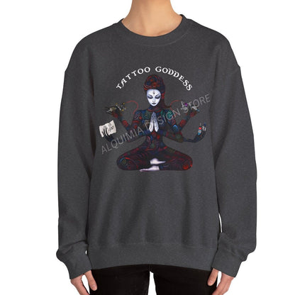 Tattoo Goddess Sweatshirt, Tattoo Artist