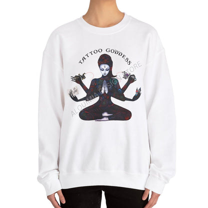 Tattoo Goddess Sweatshirt, Tattoo Artist