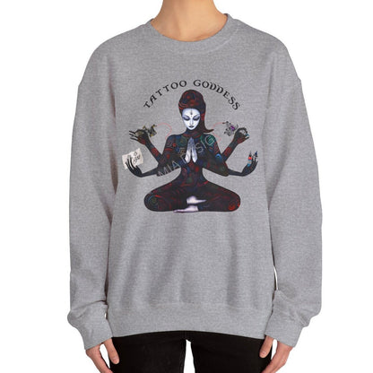 Tattoo Goddess Sweatshirt, Tattoo Artist