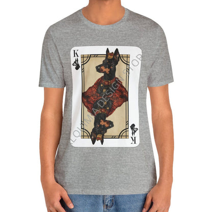 King of Doberman Poker Card Dog Shirt