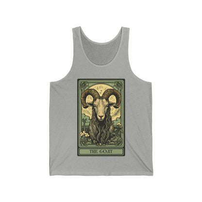 The Goat Tarot Card Tank Top, Animal