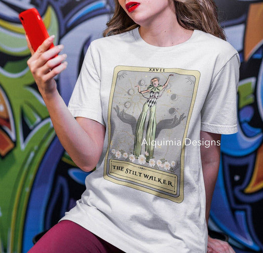 The Stilt Walker Tarot Card Shirt, Circus