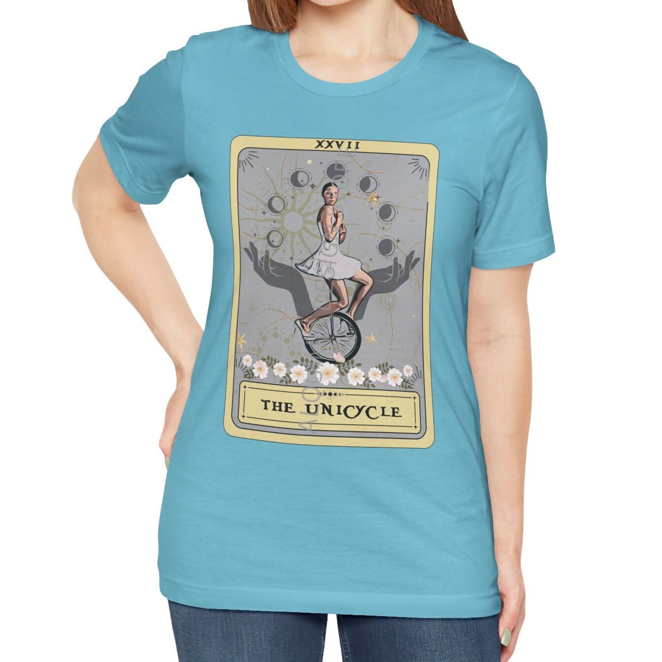 The Unicycle Tarot Card Shirt, Unicyclist Circus