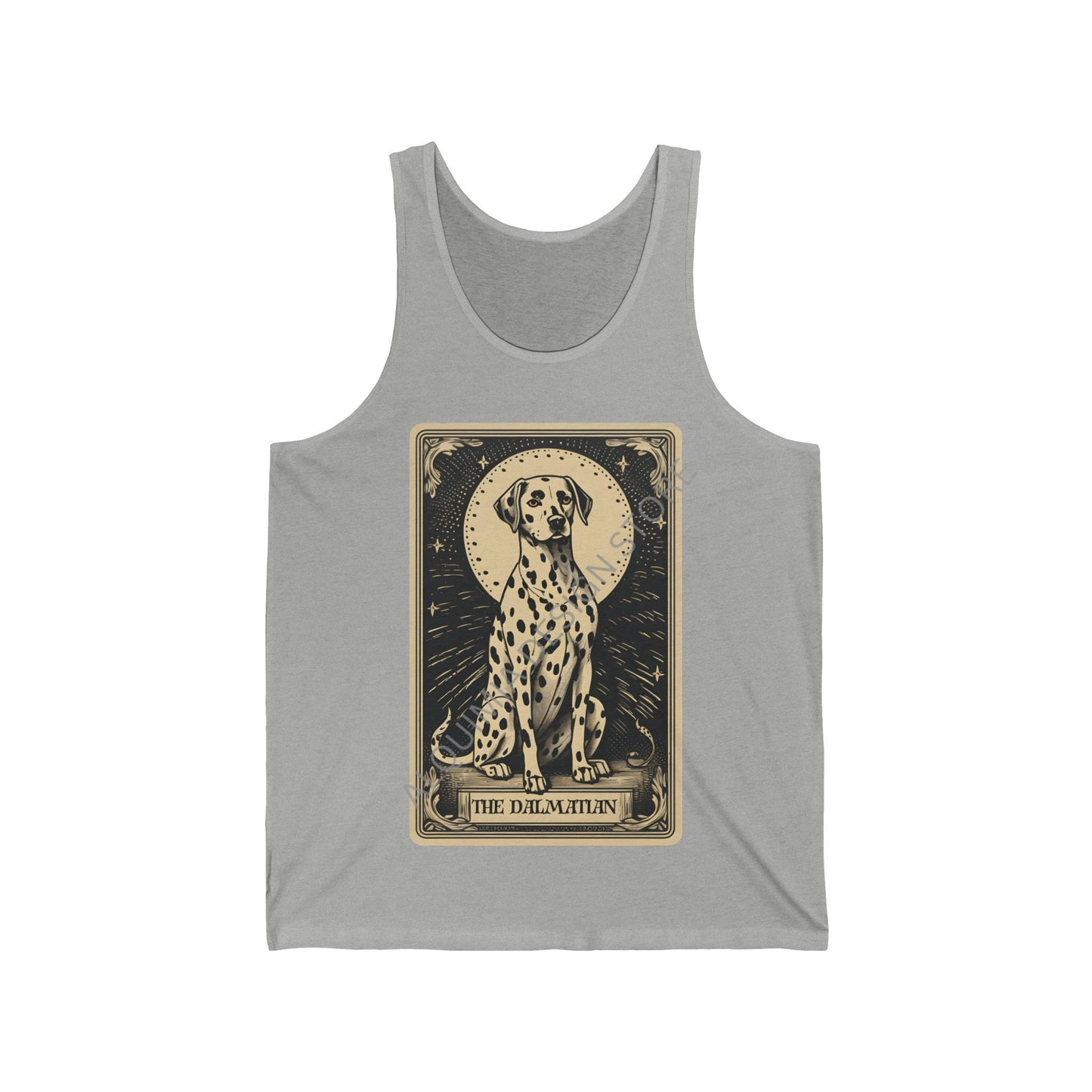 The Dalmatian Dog Tarot Card Tank Top