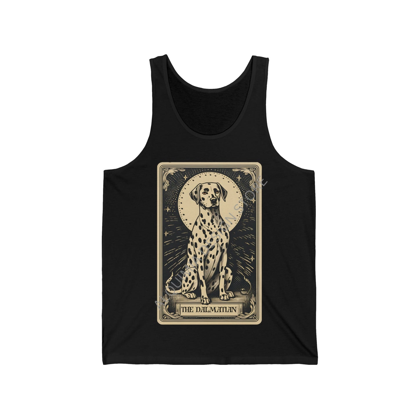 The Dalmatian Dog Tarot Card Tank Top