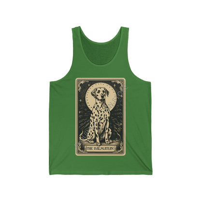 The Dalmatian Dog Tarot Card Tank Top