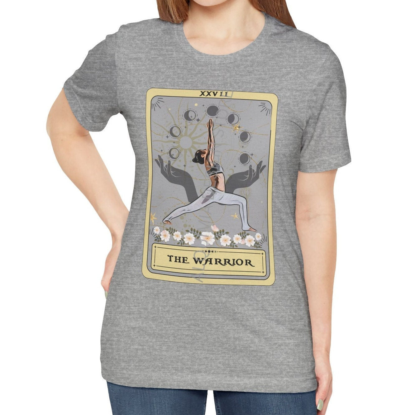 The Warrior Tarot Card Shirt, Yoga Pose