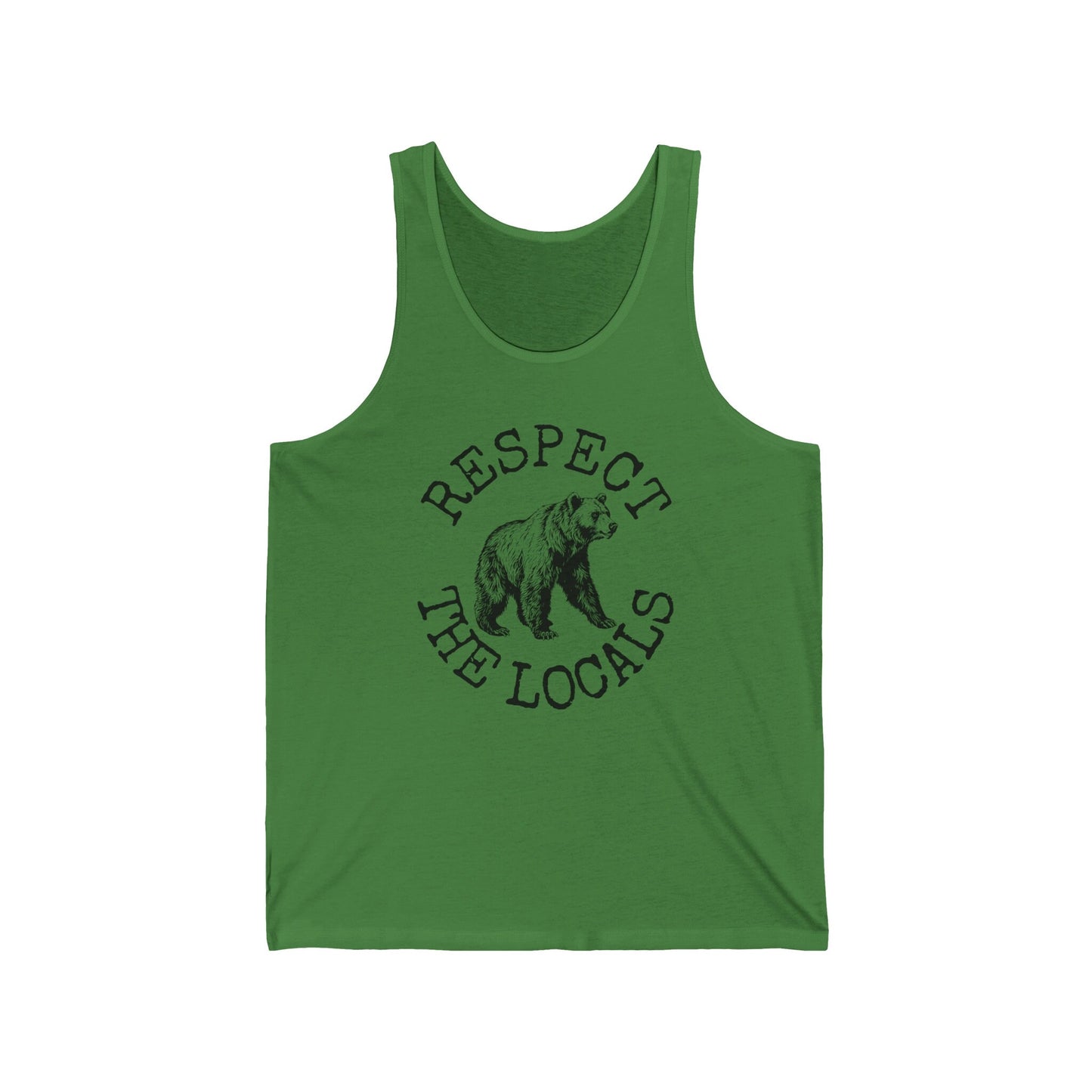 Respect The locals Bear Tank Top