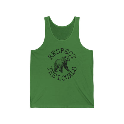 Respect The locals Bear Tank Top