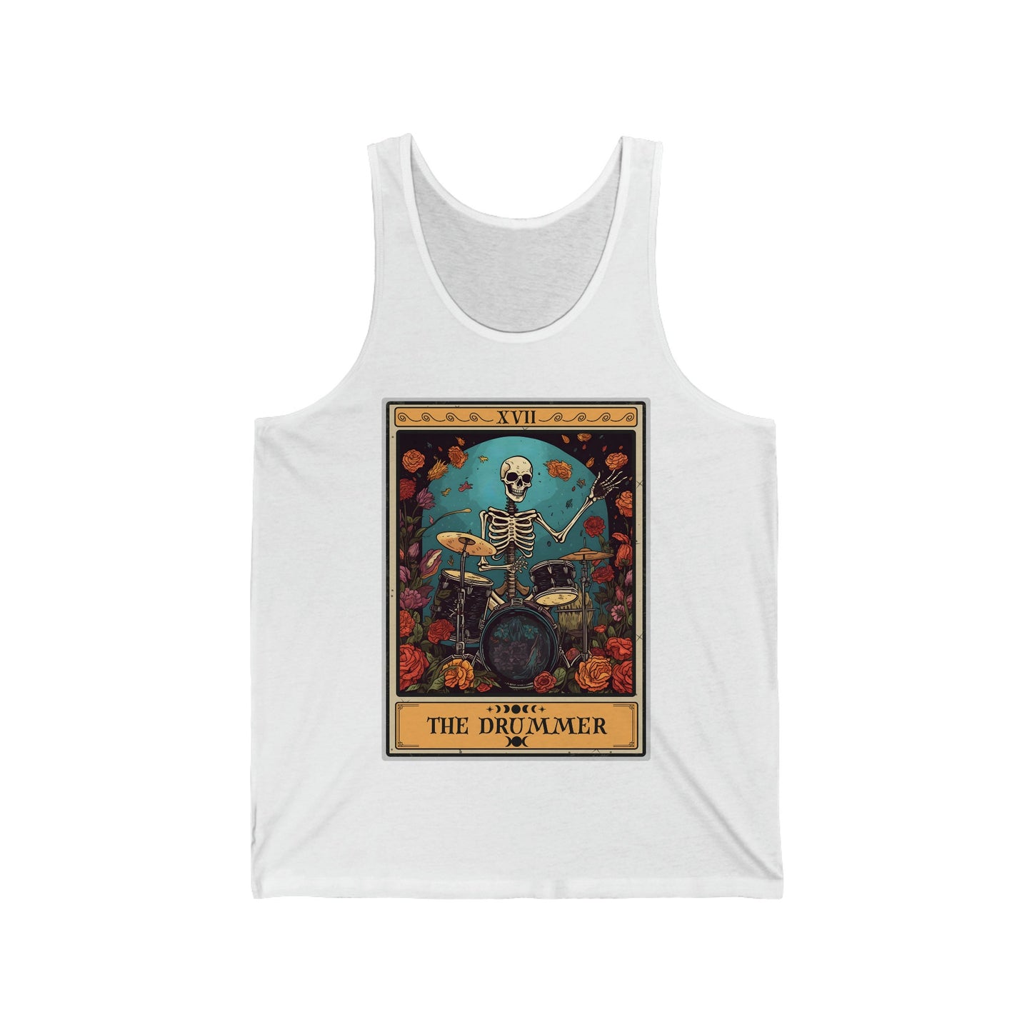 The Drummer Tarot Card Tank Top