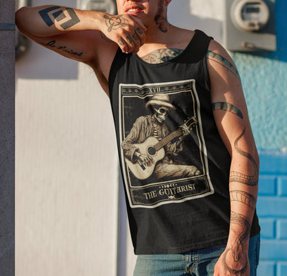 The Guitarist Tarot Card Tank Top