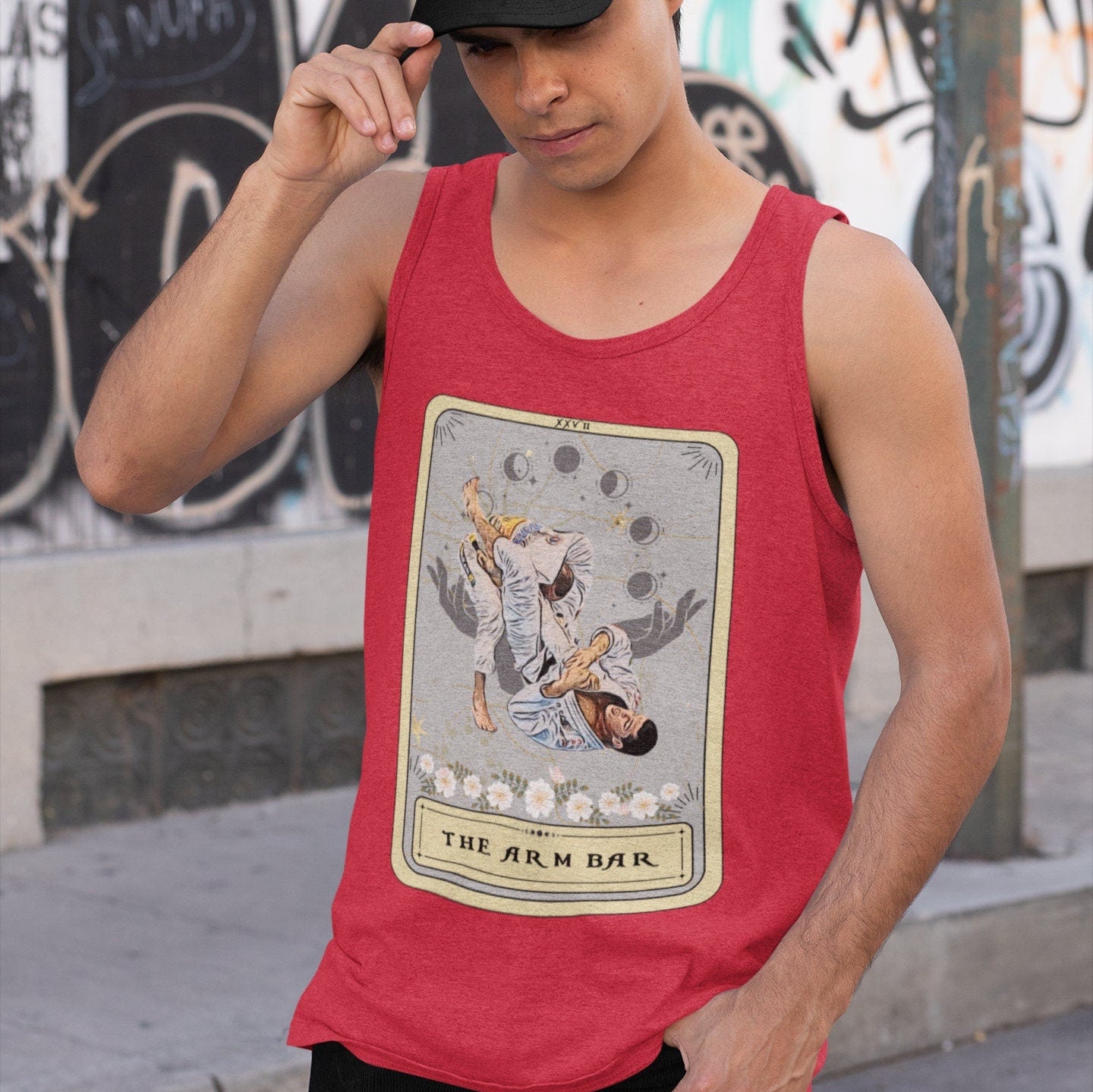 Jiu Jitsu The Arm Bar Tarot Card Tank Top