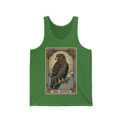 The Hawk Tarot Card Tank Top,  Birds of Prey