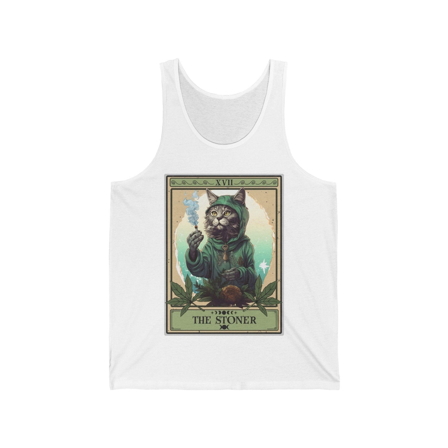 The Stoner Tarot Card Tank Top, Cat