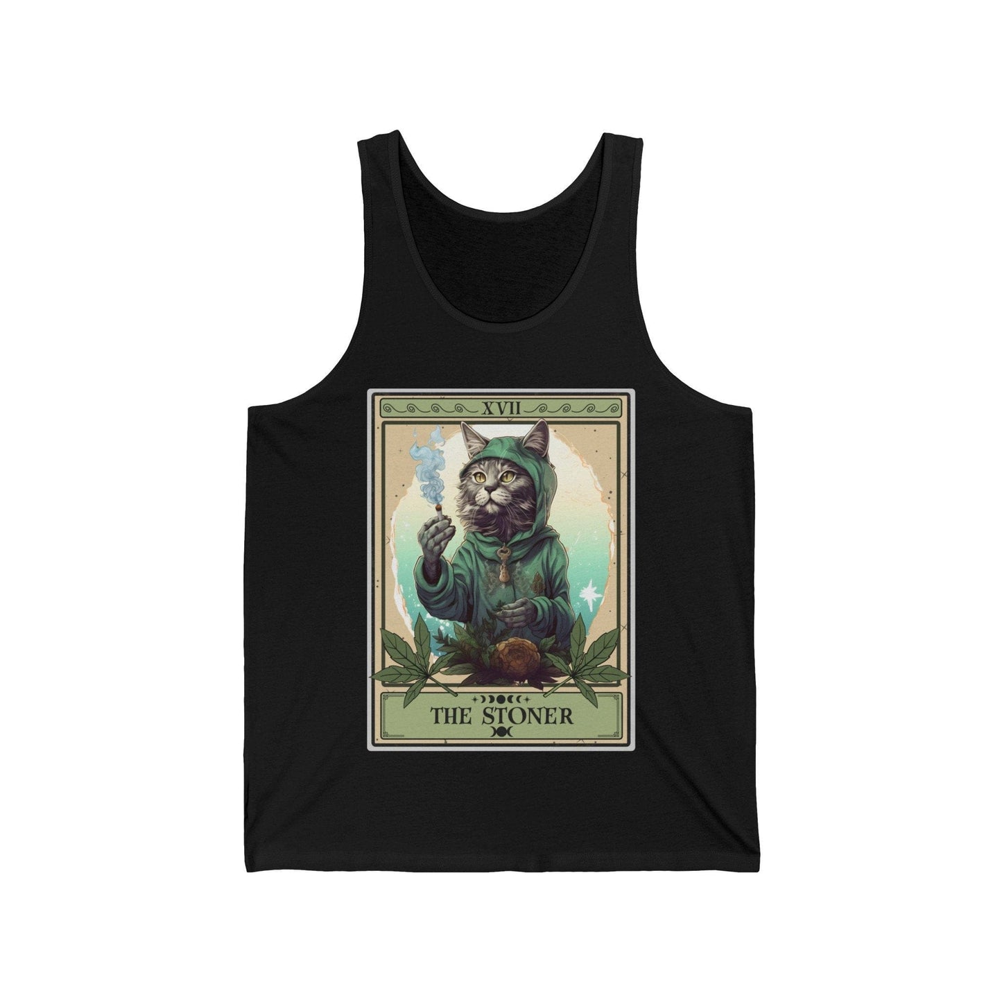 The Stoner Tarot Card Tank Top, Cat