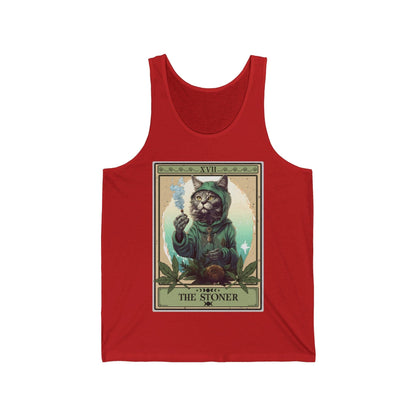 The Stoner Tarot Card Tank Top, Cat