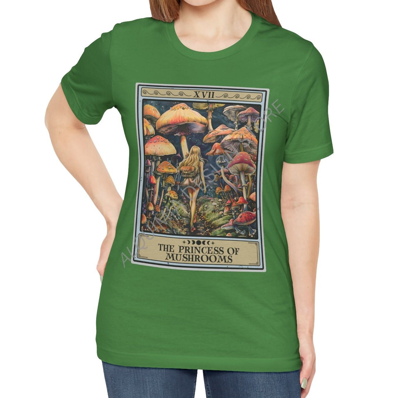 The Princess of Mushrooms Tarot Card Shirt, Mushroom