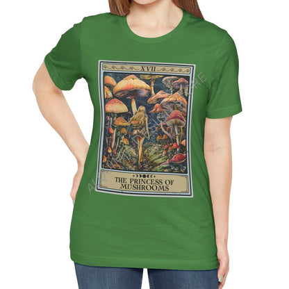 The Princess of Mushrooms Tarot Card Shirt, Mushroom