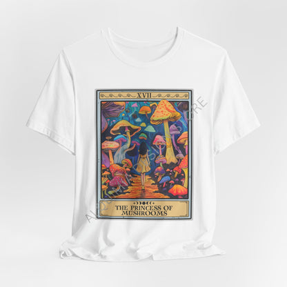 The Princess of Mushrooms Tarot Card Shirt, Mushroom Foraging
