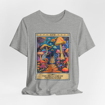 The Princess of Mushrooms Tarot Card Shirt, Mushroom Foraging