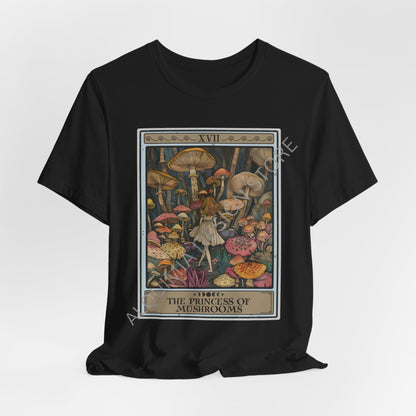 The Princess of Mushrooms Tarot Card Shirt, Mushroom