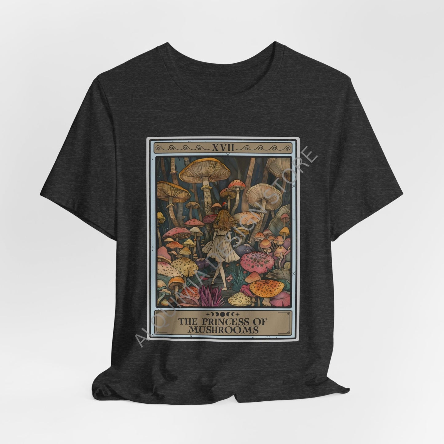 The Princess of Mushrooms Tarot Card Shirt, Mushroom